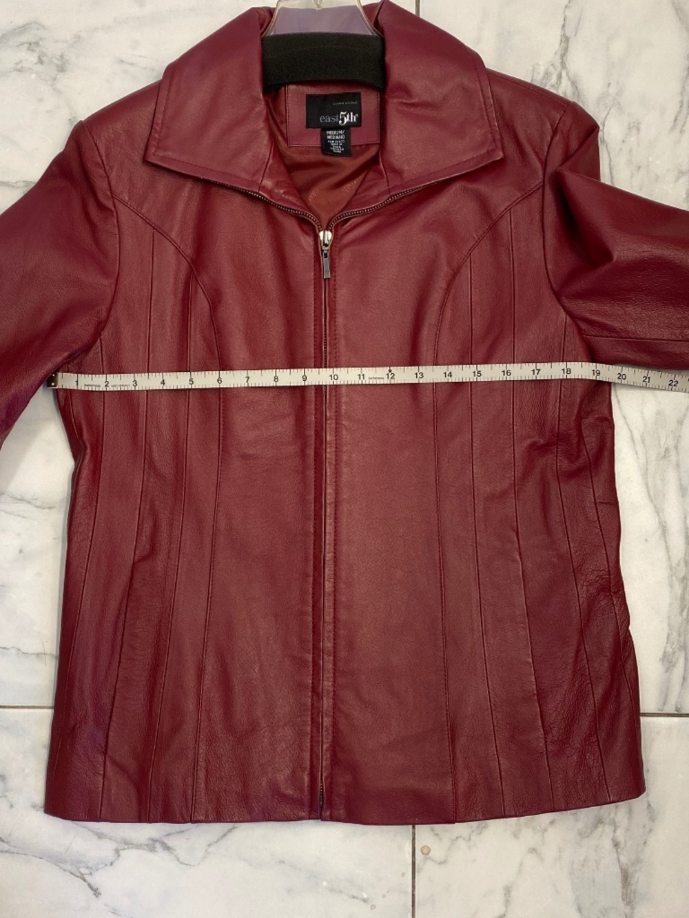 East 5th | Genuine Leather Jacket | Red | Women's | Size: Medium | NWOT - Picture 8 of 11